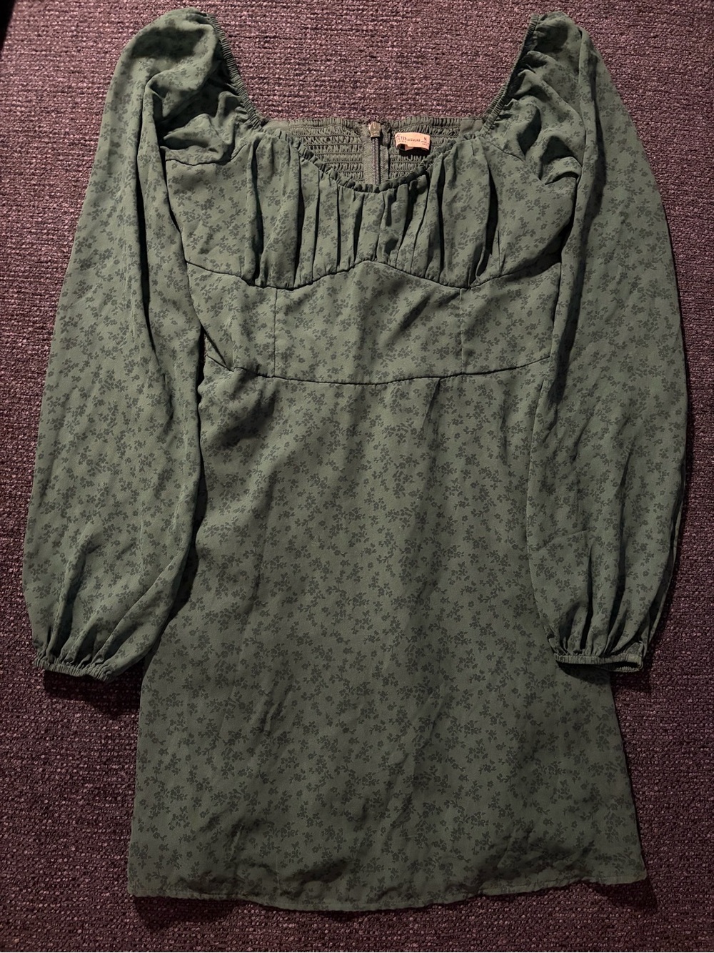 Hollister ruched sweetheart mini-dress